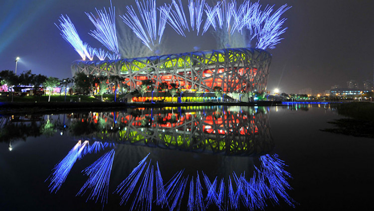 Національний стадіон на олімпійських іграх в пекіні